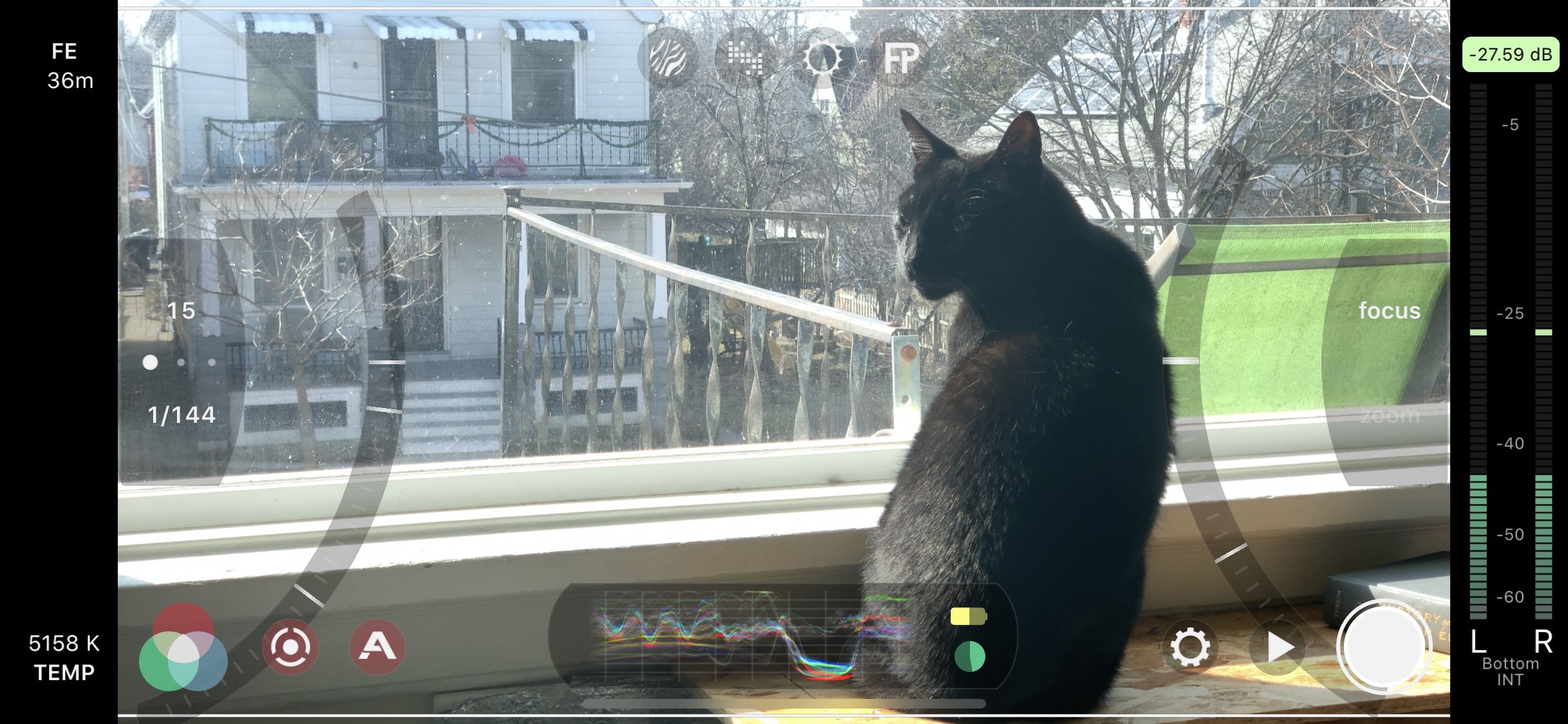 Screenshot: Filmic Pro